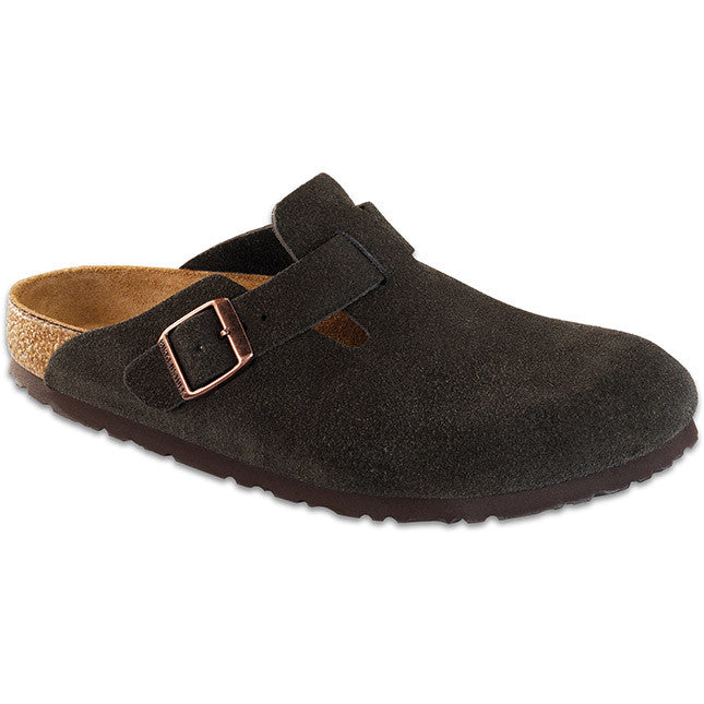 Birkenstock Boston Soft Footbed Regular Mocha – Burch's Shoes