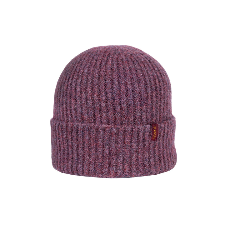 Women's Pistil Hats style name Luna Beanie in color Plum. Sku: 0203-PLUM