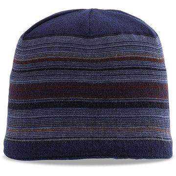 Quarter turn view Men's Pistil Hats style name Flint Beanie in color Midnight. Sku: 0308-MIDNIGHT