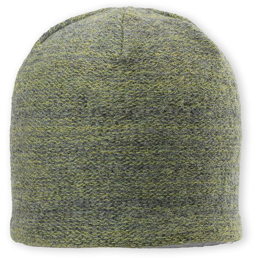 Quarter turn view Men's Pistil Hats style name Otto Beanie in color Moss. Sku: 0309-MOSS