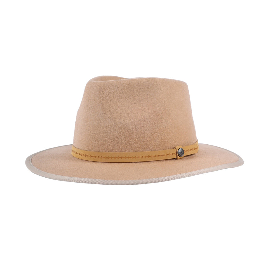 Women's Pistil Hats style name Wren Wide Brim in color Tan. Sku: 0427-TAN