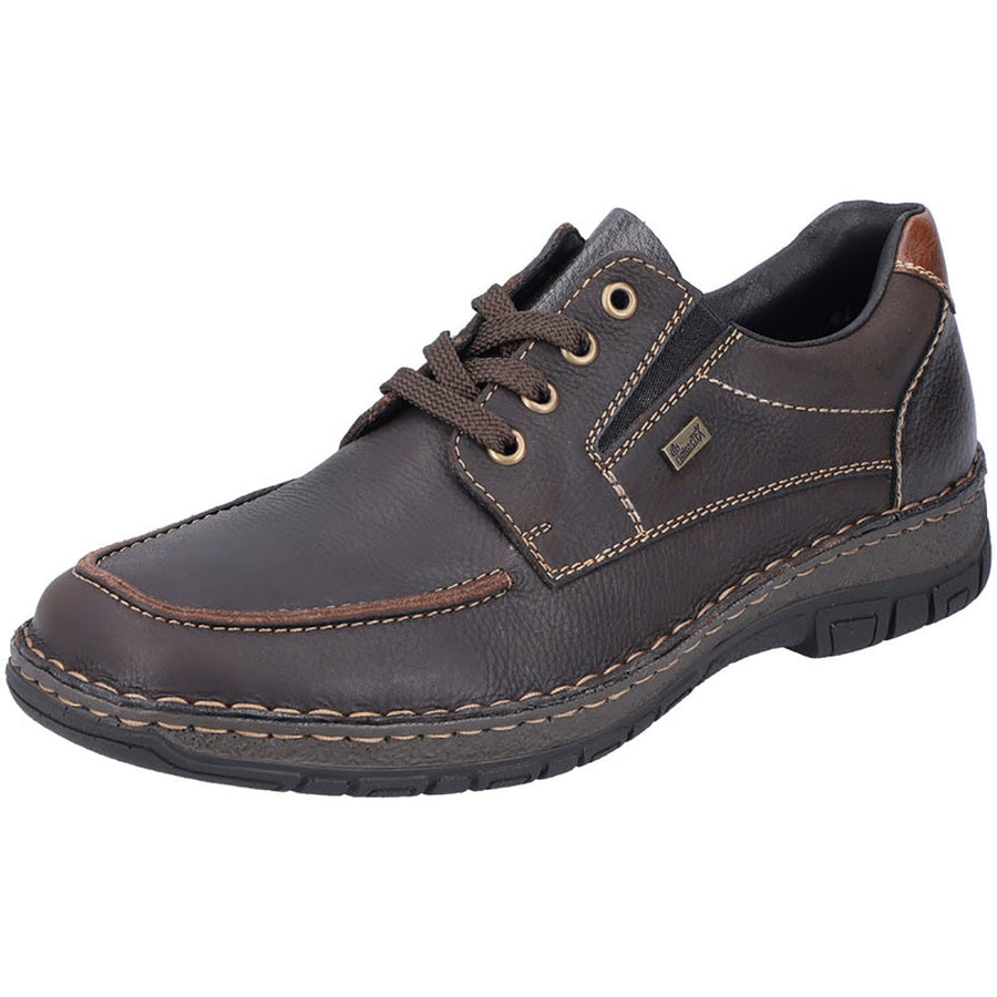 Quarter view Men's Rieker Footwear style name Anton 00 in color Kasta/ Toff. Sku: 05100-25