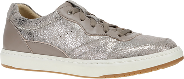 Quarter turn view Women's Dansko Footwear style name Josey in color TAUPE MET. Sku: 10102150300