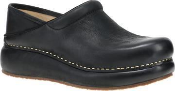 Quarter turn view Women's Dansko Footwear style name Platform Pro in color BLK BUR NB. Sku: 10301100600