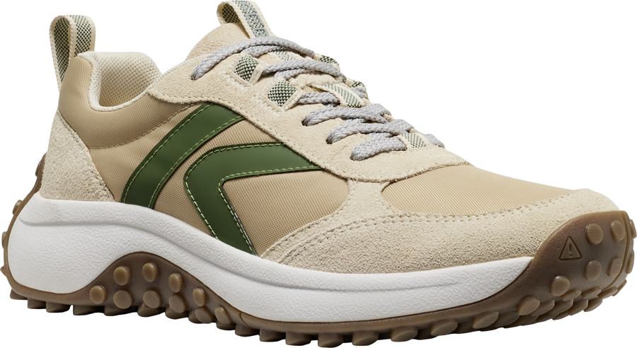 Quarter turn view Women's KEEN Footwear style name KS86 in color BRCH/SFRI. Sku: 1031093