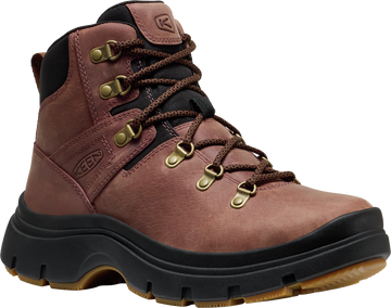 Quarter turn view Women's KEEN Footwear style name Kosa Pyrenees in color NUTMEG. Sku: 1031528