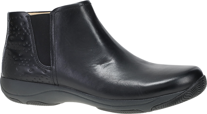 Quarter turn view Women's Dansko Footwear style name Sherry in color BLK WAX BN. Sku: 10403020200