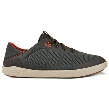 Quarter view Men's Olukai Footwear style name Moku Pae in color Island Salt/ Koi. Sku: 10472-4EKZ