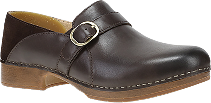Quarter turn view Women's Dansko Footwear style name Margaret in color CHOCBRNCA. Sku: 10700230600
