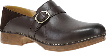 Quarter turn view Women's Dansko Footwear style name Margaret in color CHOCBRNCA. Sku: 10700230600
