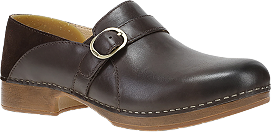 Quarter turn view Women's Dansko Footwear style name Margaret in color CHOCBRNCA. Sku: 10700230600