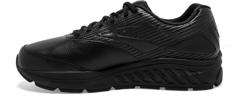 Inside view Men's Brooks Footwear style name Addiction Walker 2 Medium in color Black. Sku: 110318-1D072