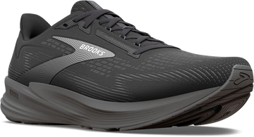 Quarter turn view Men's Brooks Footwear style name Revel 8 Wide in color PR/BLKPR. Sku: 110468-2E014