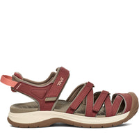 Quarter turn Women's TEVA Footwear style name Tirra Sport Ct in color Mahogany. Sku: 1166310-MAH