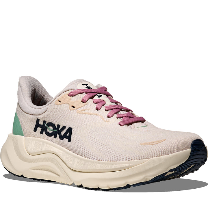 Women's HOKA Arahi 8 Wide in Rose Cream / Alabaster. Sku: 1168711-RCRM
