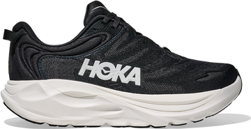 Women's HOKA Gaviota 6 Wide in Black/ White. Sku: 1171935-BWHT