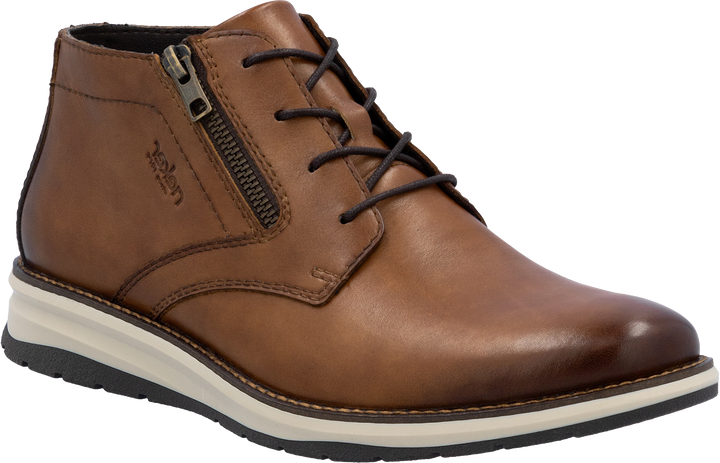 Quarter turn view Men's Rieker Footwear style name Dustin 05 in color MUSKAT. Sku: 14705-24