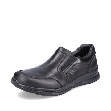 Quarter view Men's Rieker Footwear style name Ryan 50 in color Schwarz. Sku: 14850-00