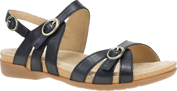 Quarter turn view Women's Dansko Footwear style name Ruthie in color Black. Sku: 16022020300