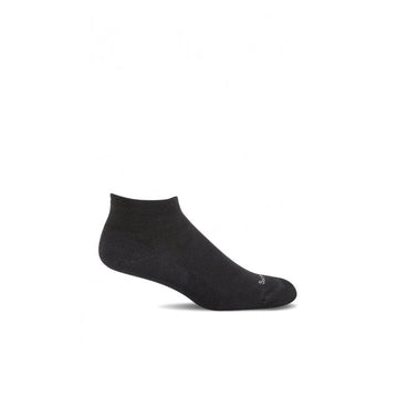 Quarter View Sockwell style name Sport Ease in color Blk Solid. Sku: SW34W-905