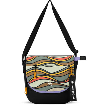 Quarter turn view Women's Sherpani Hand Bag style name Milli in color Ventura 73. Sku: 24-MILLI11110