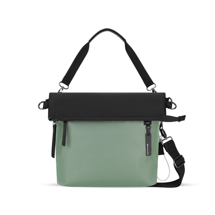 Women's Sherpani Hand Bag style name Vale At in color Aloe Mist. Sku: 25-VALE007060