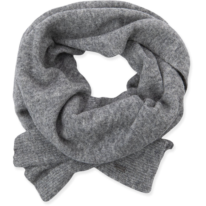 Quarter view Women's Pistil Accessories style name Plenty Scarf color Grey. Sku: 2508PGRY