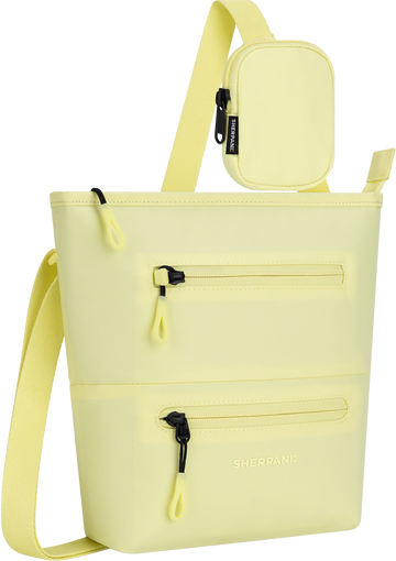 Quarter turn view Women's Sherpani Hand Bag style name Sadie in color Sol. Sku: 26-SADIE06110