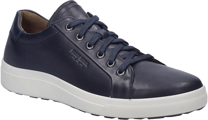 Quarter turn view Men's Josef Seibel Footwear style name Maddox 05 in color DARK BLUE. Sku: 29305-800505