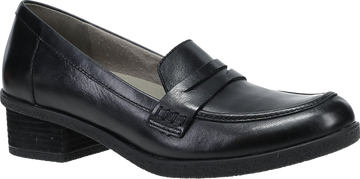 Quarter turn view Women's Dansko Footwear style name Danica Waterproof Wide in color BLACK WP. Sku: 2938502300