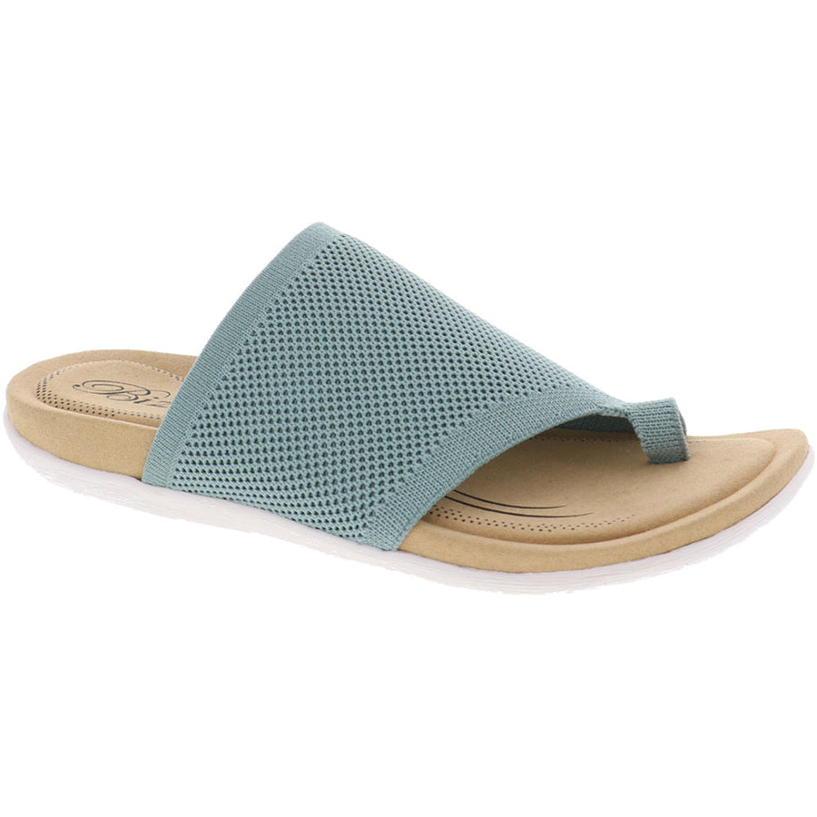 Quarter view Women's Biza Footwear style name Lavish in color Sage. Sku: 3025310