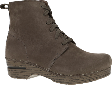 Quarter turn view Women's Dansko Footwear style name Sigourney in color MUSH NU. Sku: 336875312