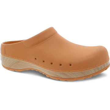 Quarter view Women's Dansko Footwear style name Kane color Mango Molded. Sku: 4145-464000