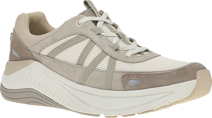 Quarter turn view Women's Dansko Footwear style name Poppy in color DUNE SD. Sku: 4209032021