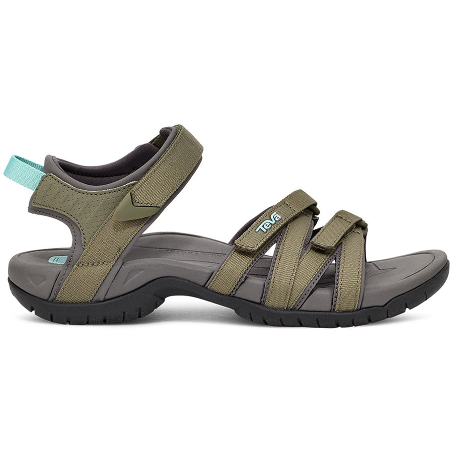 Quarter view Women's Teva Footwear style name Tirra in color Burnt Oliv. Sku: 4266BTOL