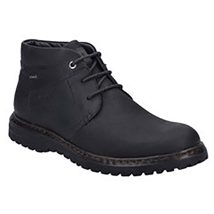 Quarter turn view Men's Josef Seibel Footwear style name Erroll 52 in color Black. Sku: 42952-071100