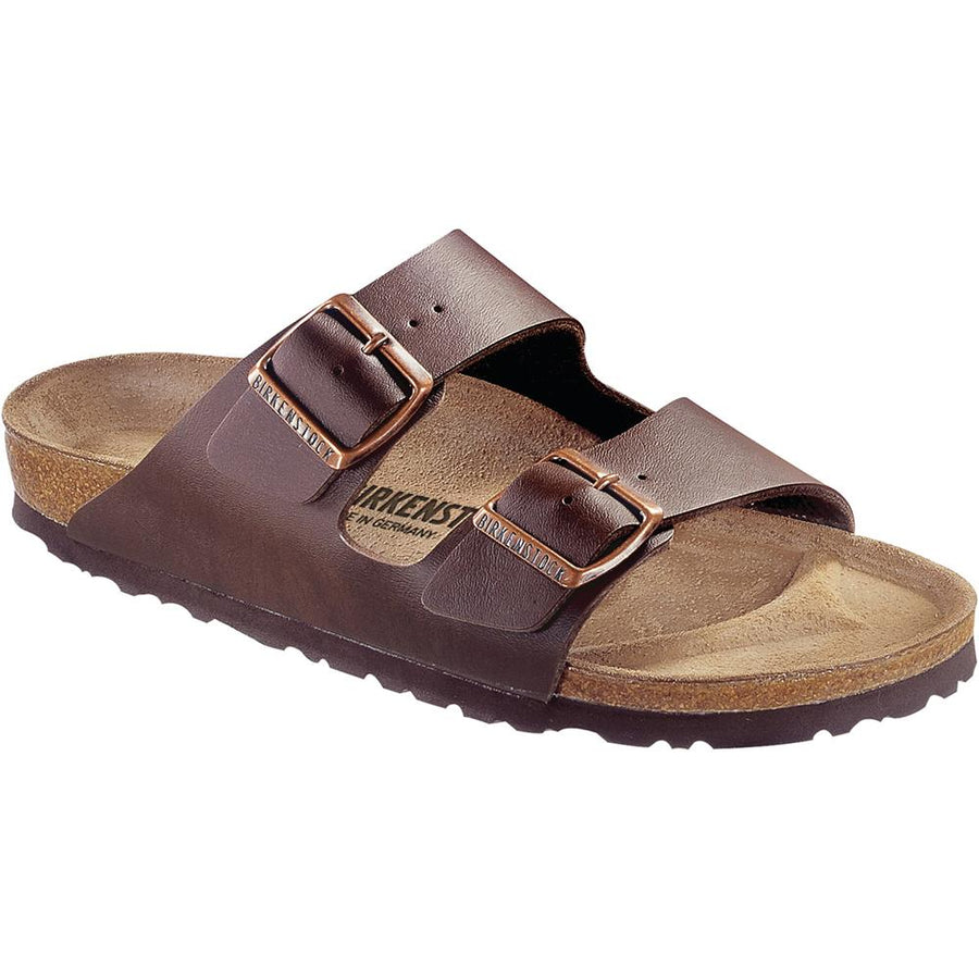 Women's Birkenstock Arizona Birko Flor Regular in Dark Brown