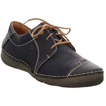 Quarter turn view Women's Josef Seibel Footwear style name Fergey 20 in color Ocean. Sku: 59692-796530