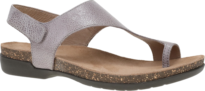 Quarter turn view Women's Dansko Footwear style name Reece in color Dusty Lilac. Sku: 6024855300
