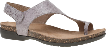 Quarter turn view Women's Dansko Footwear style name Reece in color Dusty Lilac. Sku: 6024855300