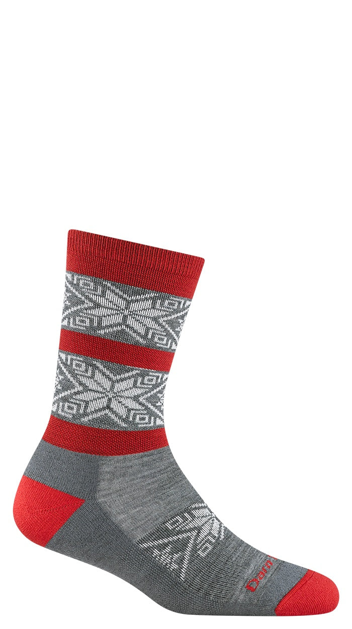 Women's Darn Tough Socks style name Elsa in color Gray. Sku: 6129-GRAY