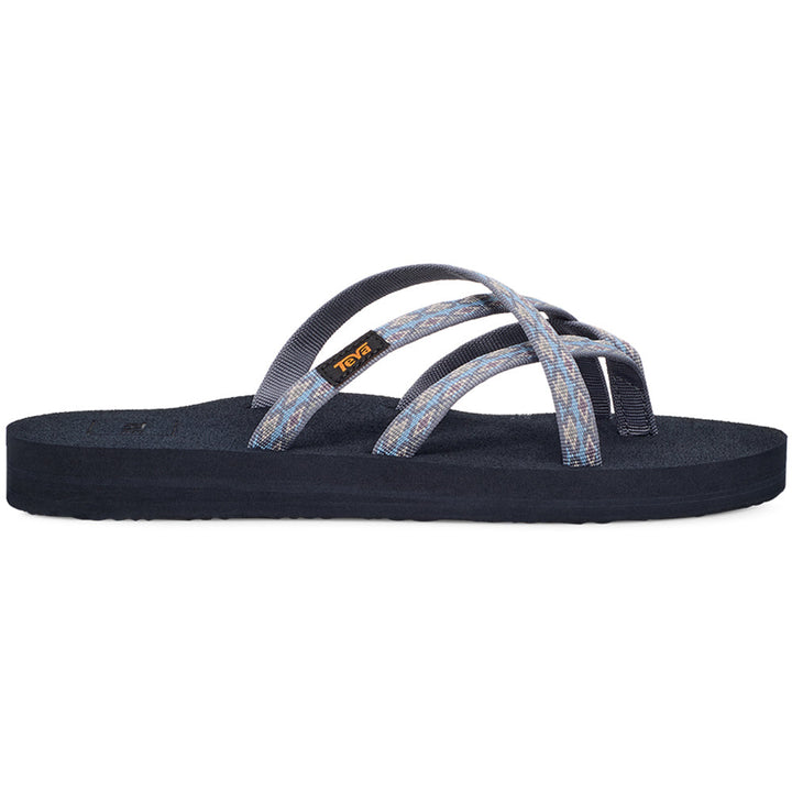 Quarter view Women's Teva Footwear style name Olowahu in color Kaleidoscope Blissful Blue. Sku: 6840KPB