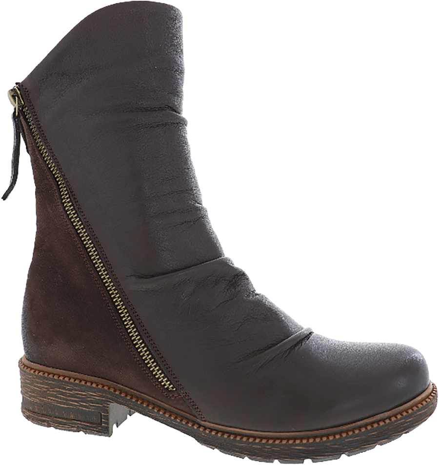 Quarter turn view Women's Biza Footwear style name Hattie in color MOCHA. Sku: 7052208