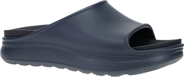 Quarter turn view Women's Dansko Footwear style name Devyn in color NAVY MLDED. Sku: 7901737500