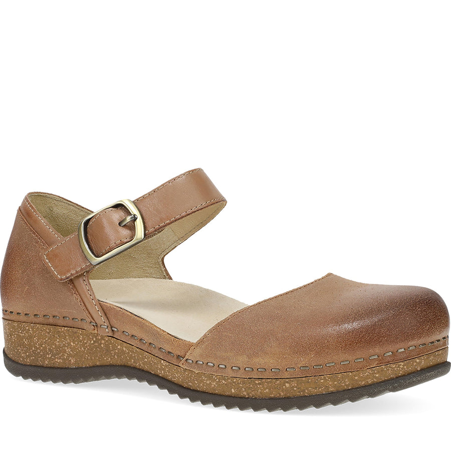 Quarter Turn Women's Mae Footwear in Tan Burnished Suede. Sku: 9613645300