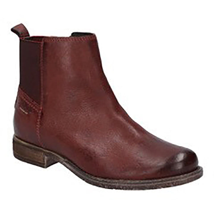 Quarter turn view Women's Josef Seibel Footwear style name Sienna 08 in color Bordo. Sku: 99608-720410