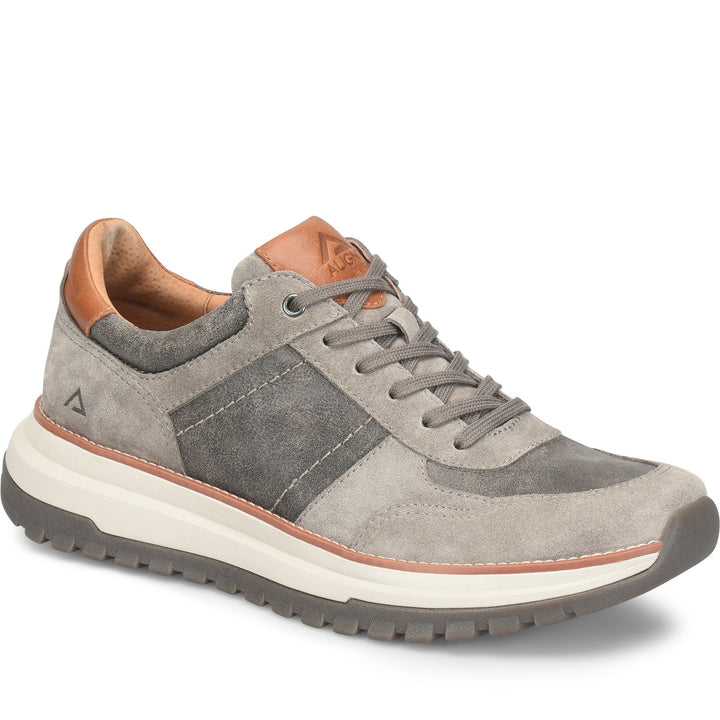 Quarter turn Men's Align Footwear style name Bryce in color Gray/ Taupe. Sku: AL0007838