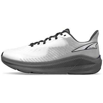 Quarter turn view Women's Altra Footwear style name Experience Form in color White/ Gray. Sku: AL0A85NU-120