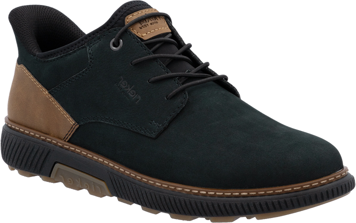 Quarter turn view Men's Rieker Footwear style name Stan 57 in color OZNUSCHW. Sku: B3357-15
