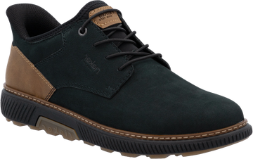 Quarter turn view Men's Rieker Footwear style name Stan 57 in color OZNUSCHW. Sku: B3357-15